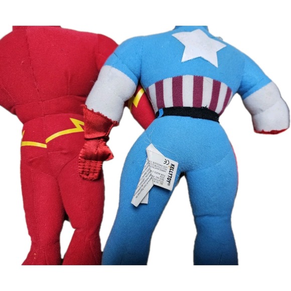 Super Hero Plush Kids toy Stuffed Plush Dolls Lot of 5 - Picture 4 of 5